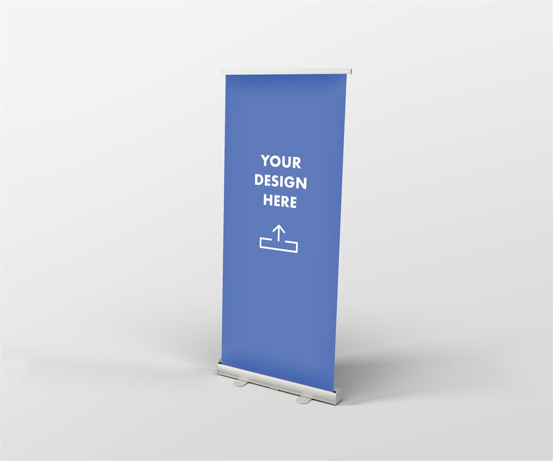 Show details for Upload your own design Economic Pull-Up Banner