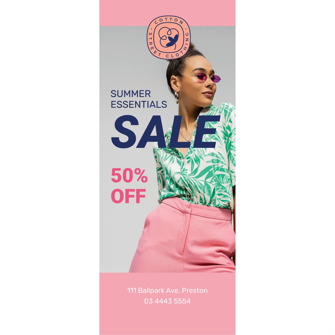 Show details for Fashion Banner Template 850 x 2000